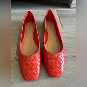 ALDO Women's Red Woven Flats